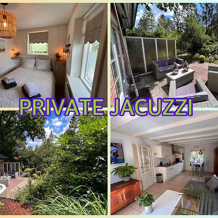 Free Standing Vacation House Garden, Private Jacuzzi, Veluwe Woods Apartment Voorthuizen Exterior photo