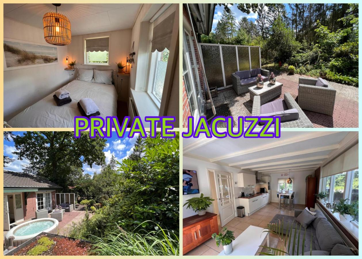 Free Standing Vacation House Garden, Private Jacuzzi, Veluwe Woods Apartment Voorthuizen Exterior photo