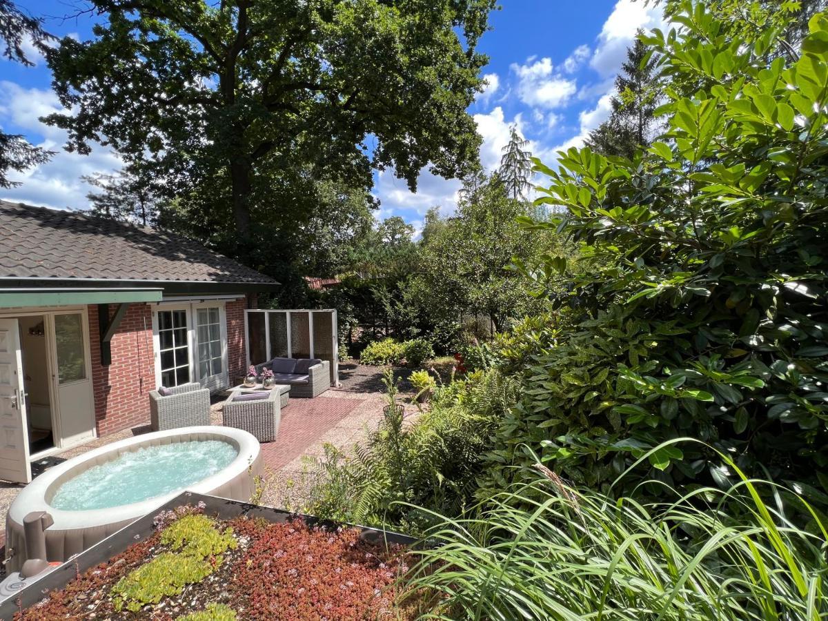 Free Standing Vacation House Garden, Private Jacuzzi, Veluwe Woods Apartment Voorthuizen Exterior photo