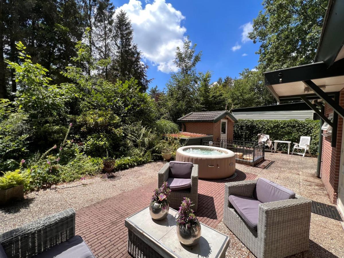 Free Standing Vacation House Garden, Private Jacuzzi, Veluwe Woods Apartment Voorthuizen Exterior photo